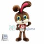 Swift Number Four Racer Rabbit Mascot Costume