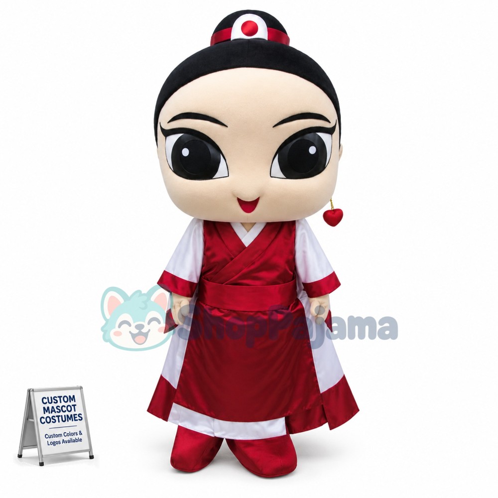 The Heroic Warrior of Ancient Korea Mascot Costume