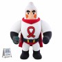 The Muscular White Super Man Mascot Costume
