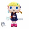 Beautiful Blue-eyed Girl In Dress Mascot Costume
