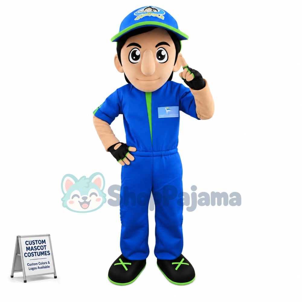 Attentive Mover With Good Service Mascot Costume
