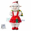 Christmas Sheep Mascot Costume for Outdoor Party