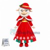 Elegant Sheep Mascot Costume for Christmas Dinner Party