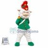 Elegant Sheep Mascot Costume for Christmas Dinner Party