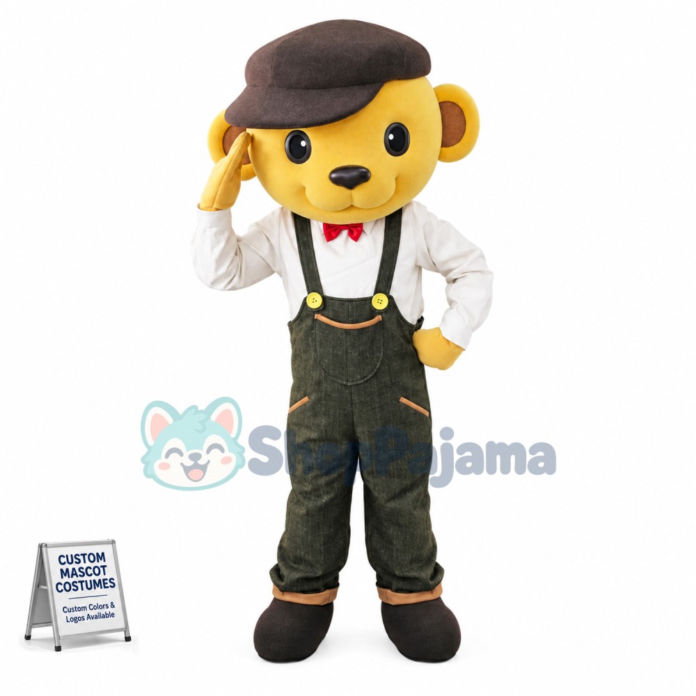 Bear Tailor With Good Craftsmanship Mascot Costume