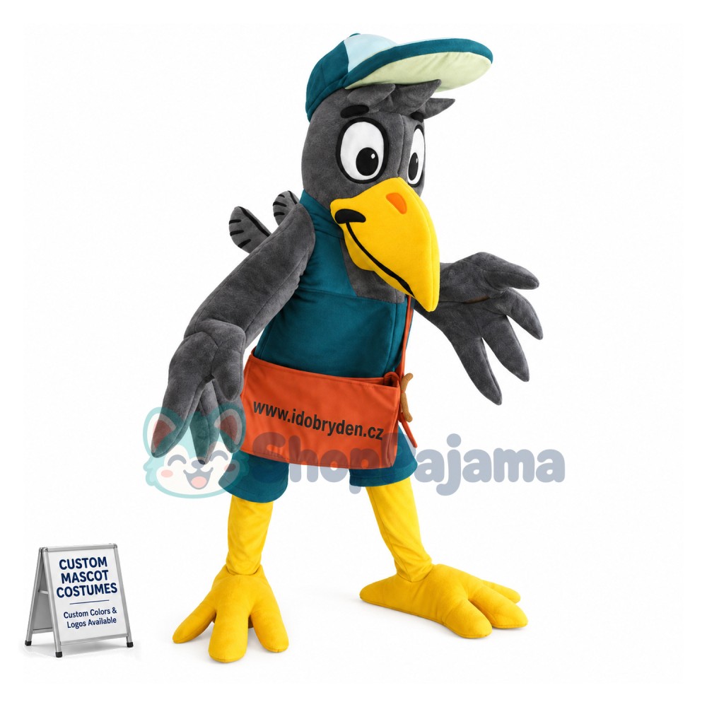 Grey Woodpecker of Archive Site Mascot Costume