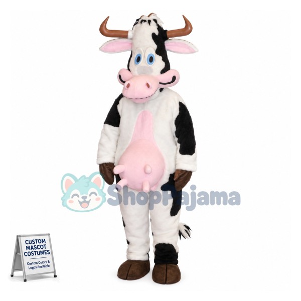 The Cow With Bulging Udders Mascot Costume