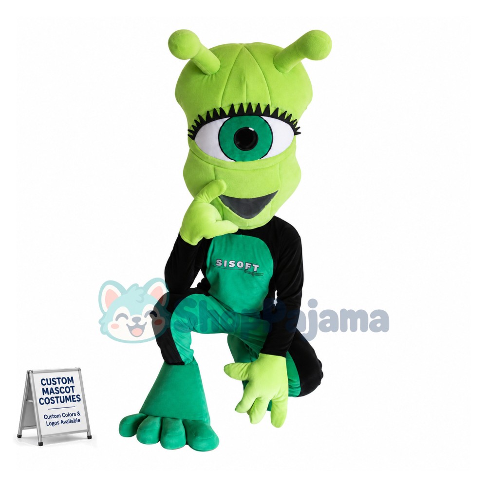 Monocular of System Detection Software Mascot Costume