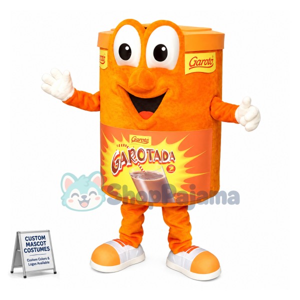 Canned Chocolate Milk Mascot Costume