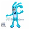 Blue Insulated Glove With Good Elasticity Mascot Costume