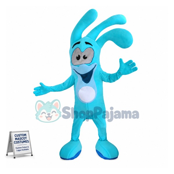 Blue Insulated Glove With Good Elasticity Mascot Costume