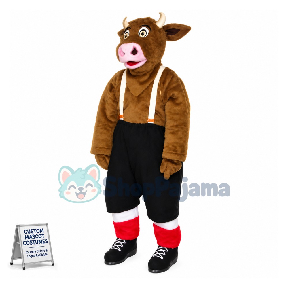 Discouraged Buffalo Adult Size Mascot Costume