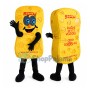 Scrubbing Sponge Mascot Costume for Automated Car Dealer