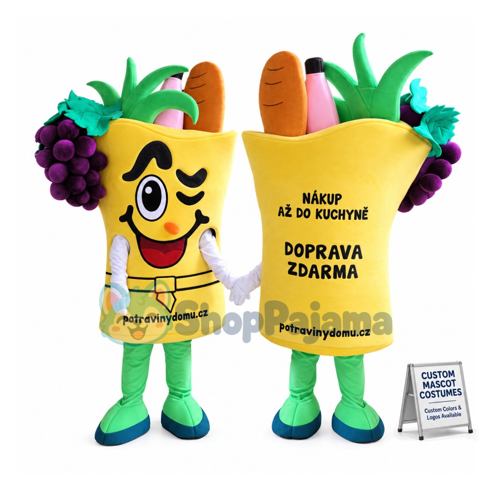 Customized Large-capacity Shopping Basket Mascot Costume