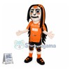 Czech Athlete With Painted Totem Mascot Costume