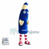 Blue Pencil of Insurance Global Group Mascot Costume