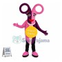 Two-color Scissor Mascot Costume For Manual Class