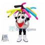 Adult Cartoon Silver Backpack Mascot Costume