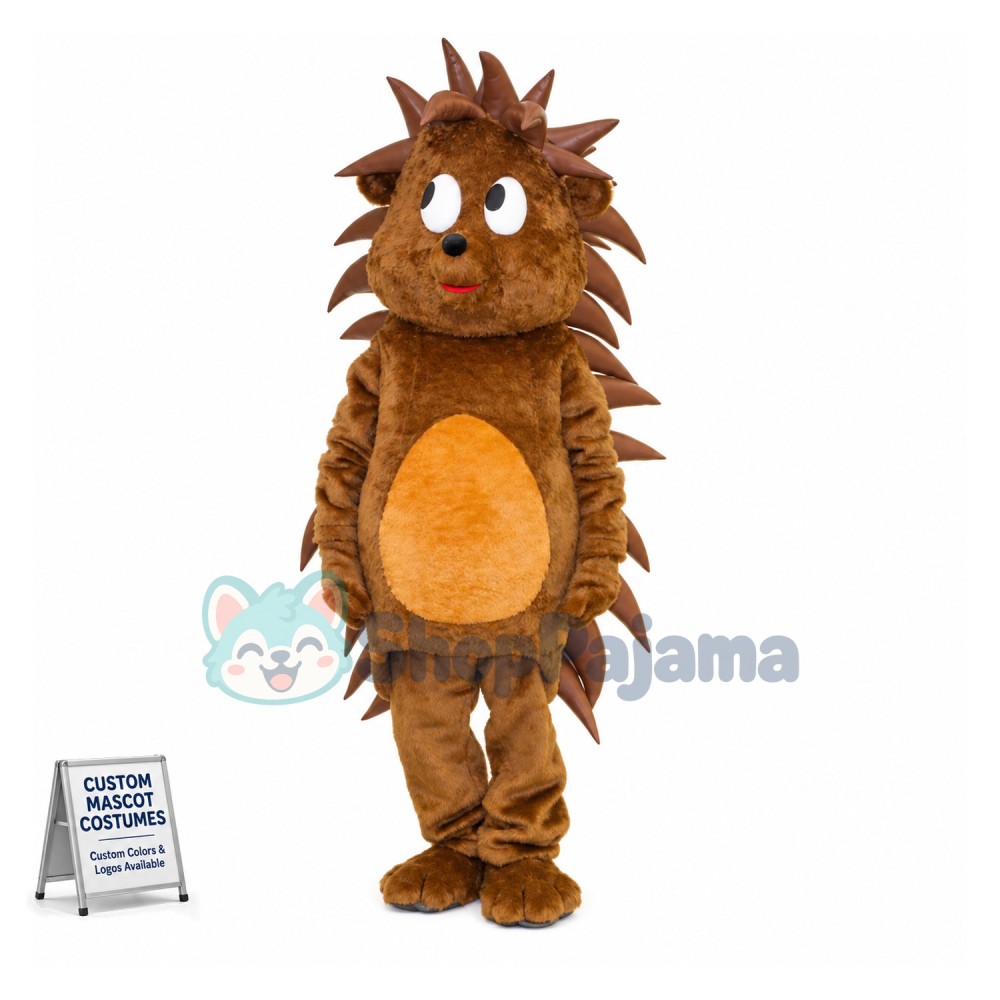 Curious Hedgehog Spreading Body Mascot Costume