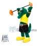 The Powerful Weightlifter Crocodile Mascot Costume