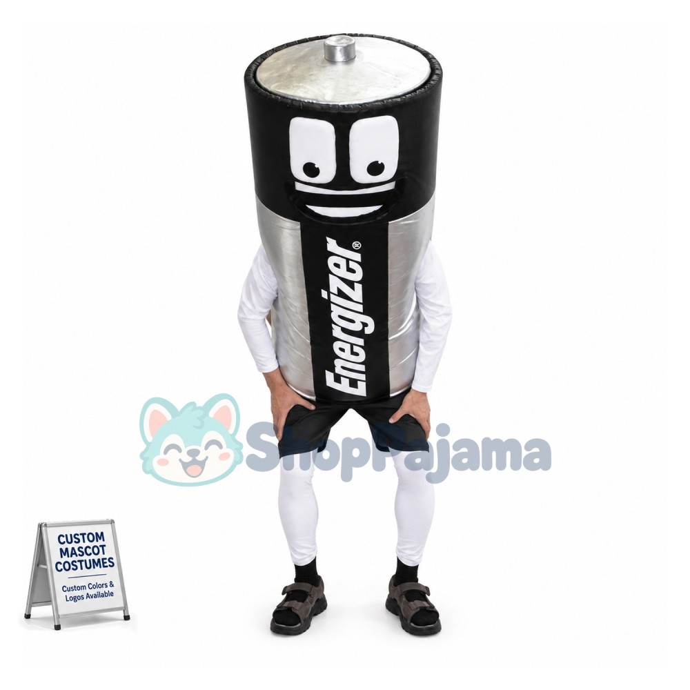 Enlarged Version of The Battery Mascot Costume
