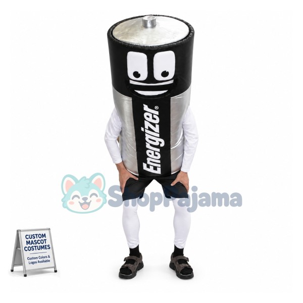Enlarged Version of The Battery Mascot Costume