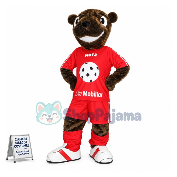 University Sports Minister Bear Mascot Costume