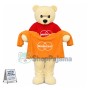 Beige Bear of Payment Company Mascot Costume