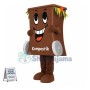 Compound Roller Trash Can Mascot Costume
