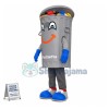 Full Tin Trash Bin Mascot Costume