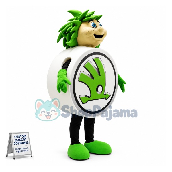 Bottle Cap Doll With Pimples Face Mascot Costume