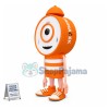 Orange Cartoon Single-eyed Vibrating Bell Mascot Costume