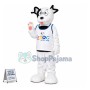 White Stray Dog of Pet House Mascot Costume
