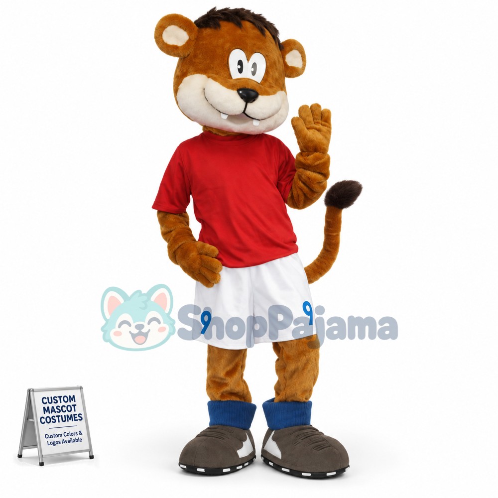 Swift Marathoner Lion Mascot Costume