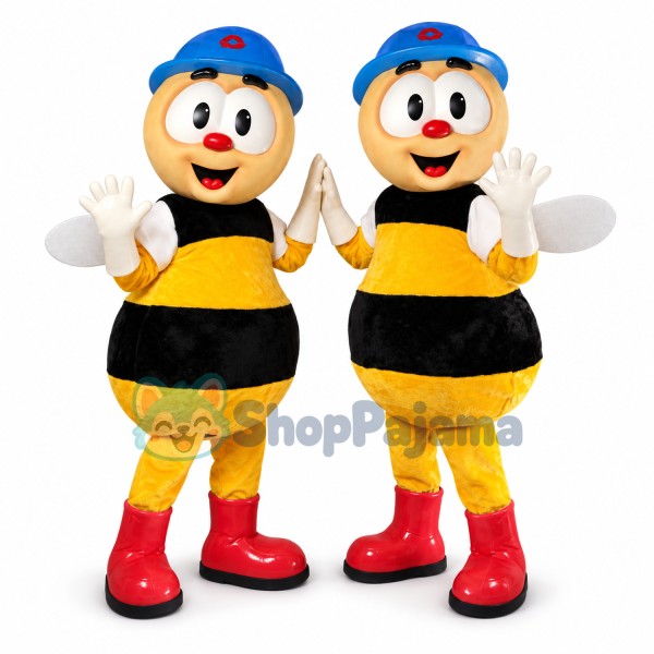 Work Partner Bee of Recycle Bin Mascot Costume