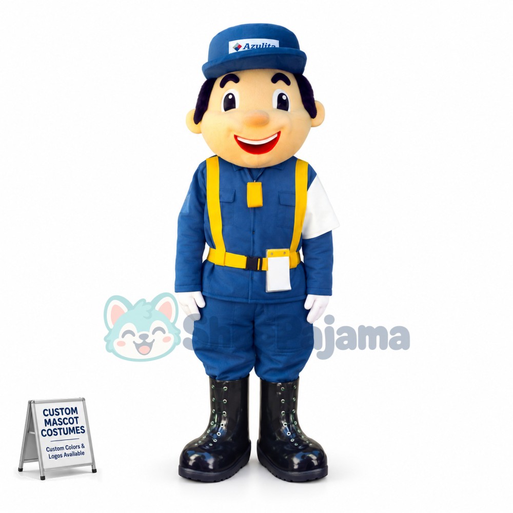 Frontier Guard Sticking to The Post Mascot Costume