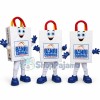 Designed Paper Shopping Bag Mascot Costume