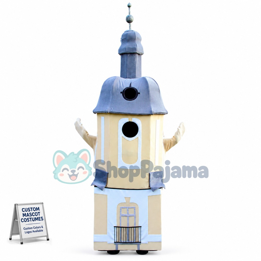 Blocked Stately Castle Mascot Costume