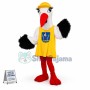 Standing Crane of Protecting Base Mascot Costume