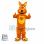 Adult Soft Brown Love Dog Mascot Costume