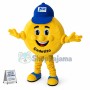 Yellow Plush Round Pie Shaped Doll Mascot Costume