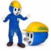 The Illuminating Searchlight of Security Council Mascot Costume