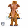 Brown Mammoth With Raised Forelimbs Mascot Costume