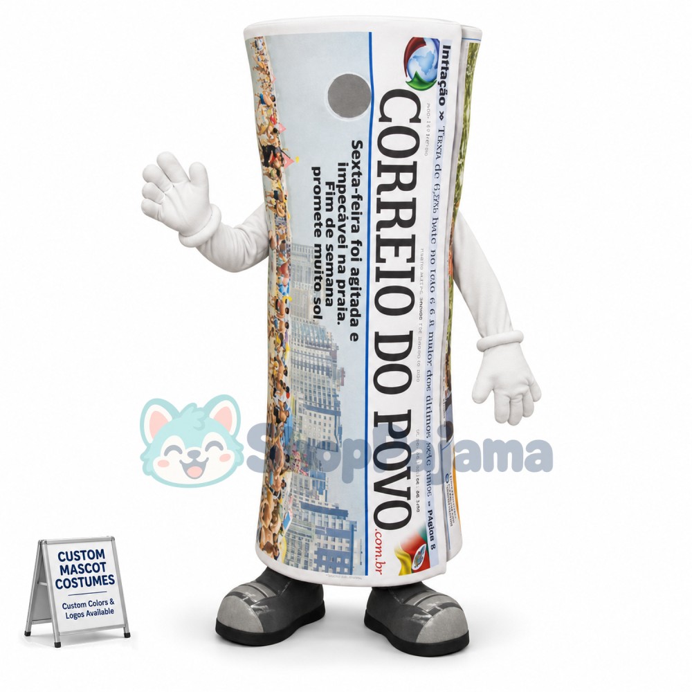 Brazil First Published Newspaper Mascot Costume