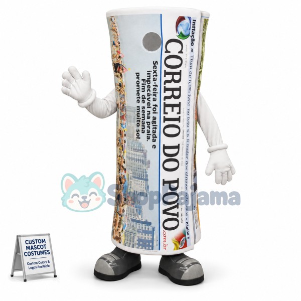 Brazil First Published Newspaper Mascot Costume