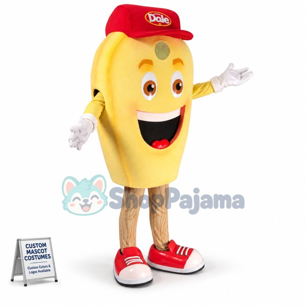 Yellow Capacitor of Electronic Component Mascot Costume