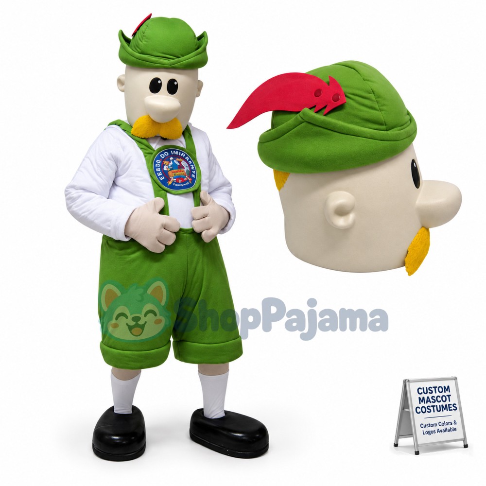Artistic Foreign Performer Mascot Costume