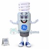 Threaded Energy-saving Bulb Mascot Costume
