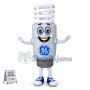 Threaded Energy-saving Bulb Mascot Costume