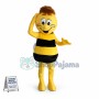Brown Haired Puzzled Little Bee Mascot Costume